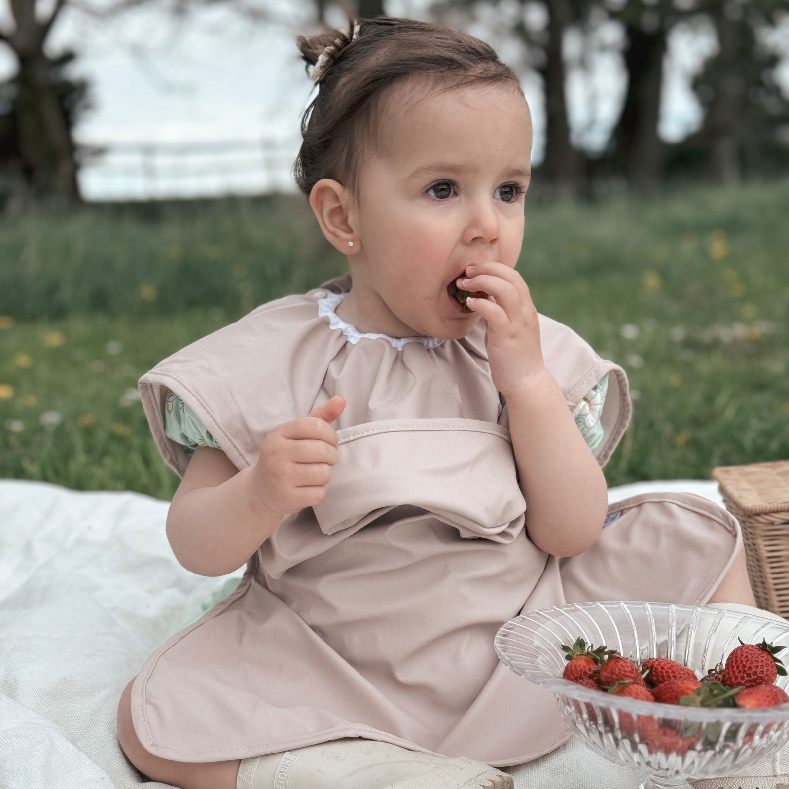 Summer Waterproof Long Bib Collection - Kubaii Sleeved Bibs